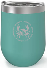 Load image into Gallery viewer, CRABBS Logo - 12oz Wine Tumbler
