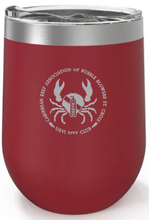 Load image into Gallery viewer, CRABBS Logo - 12oz Wine Tumbler
